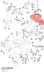 Diagram preview: LOCK BRIDGE (69008027000)