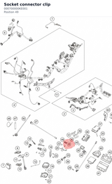 Diagram preview: Socket connector clip (000700000KE001)