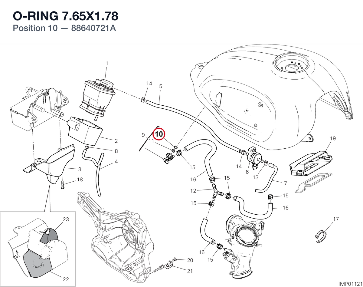 O-RING 7.65X1.78