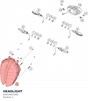 Diagram preview: HEADLIGHT (63614001000)