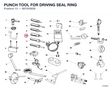 PUNCH TOOL FOR DRIVING SEAL RING