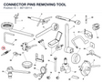 CONNECTOR PINS REMOVING TOOL