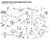 CONNECTOR PINS REMOVING TOOL