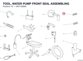 TOOL, WATER PUMP FRONT SEAL ASSEMBLING