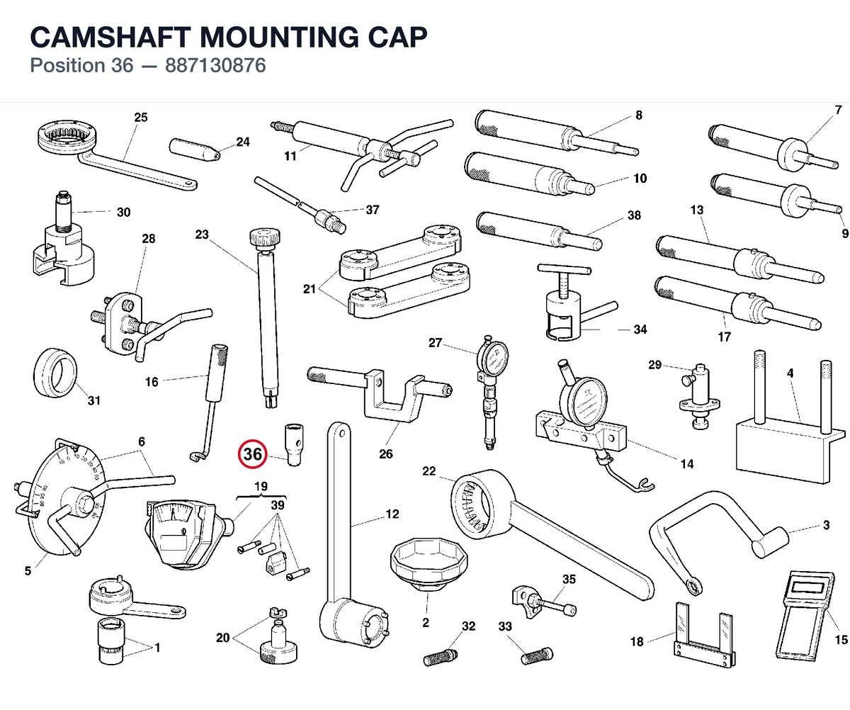 CAMSHAFT MOUNTING CAP