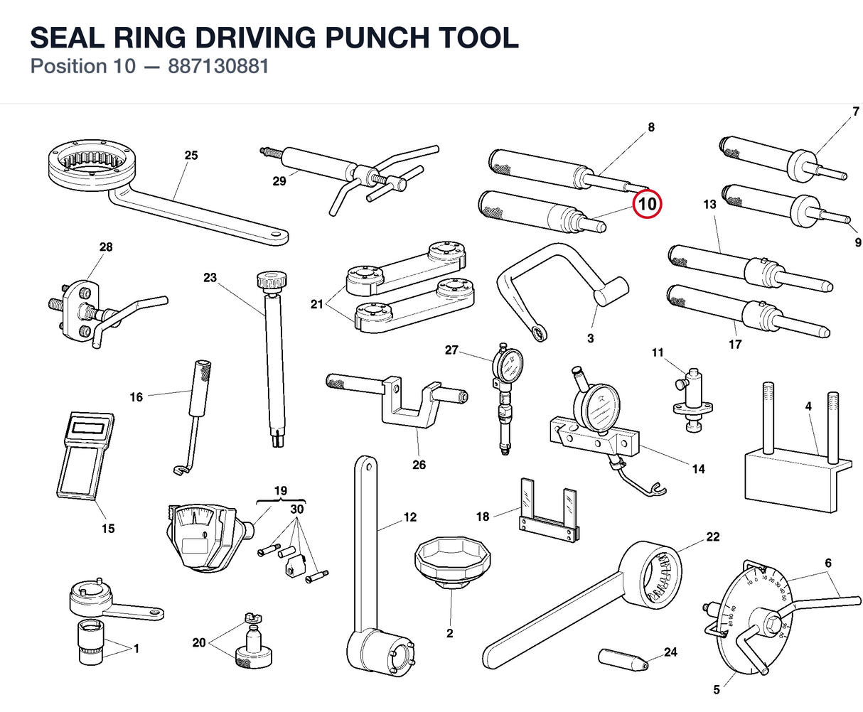 SEAL RING DRIVING PUNCH TOOL