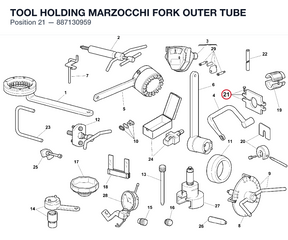 TOOL HOLDING MARZOCCHI FORK OUTER TUBE