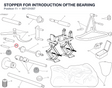 STOPPER FOR INTRODUCTION OFTHE BEARIING
