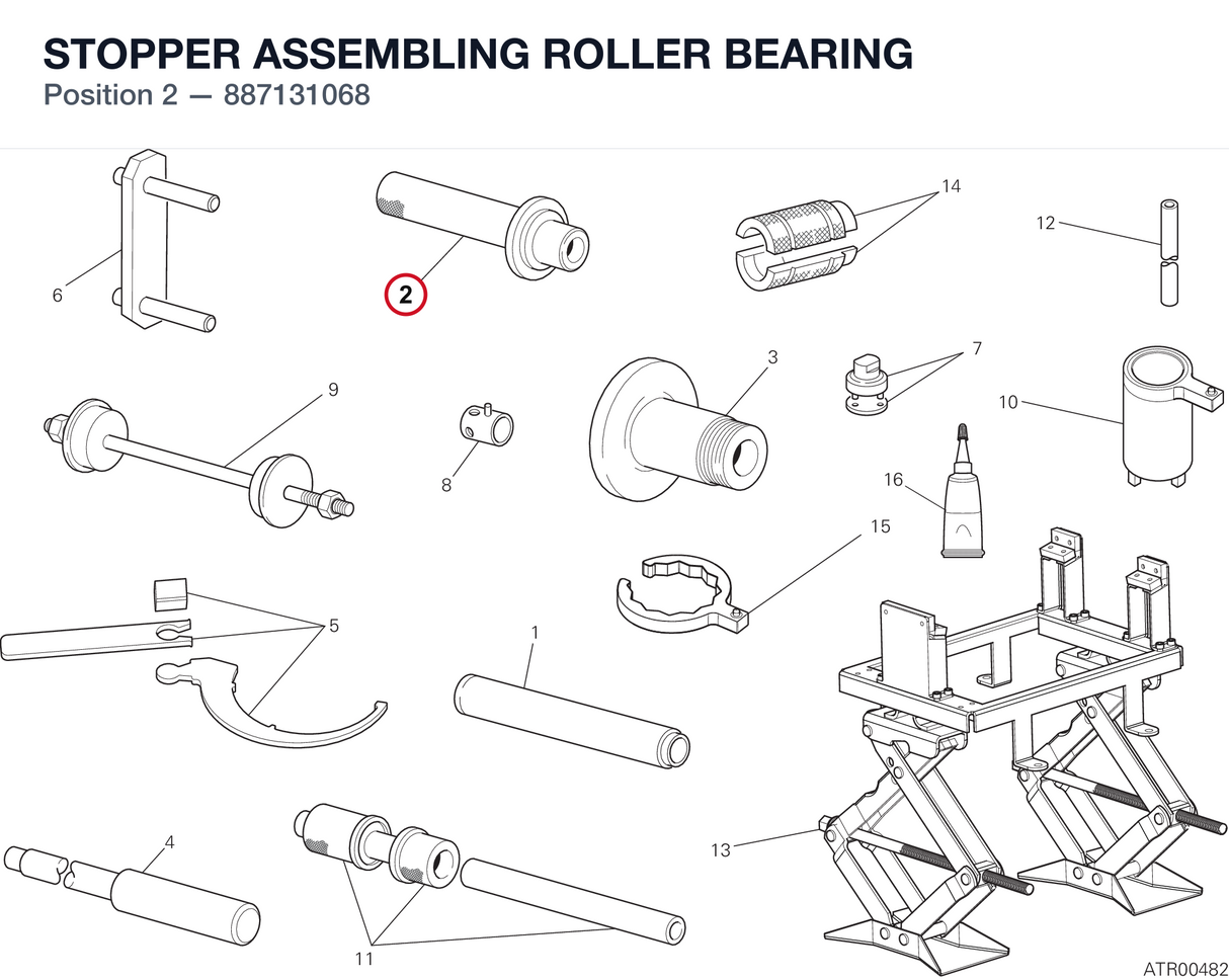 STOPPER ASSEMBLING ROLLER BEARING