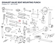 EXHAUST VALVE SEAT MOUNTING PUNCH