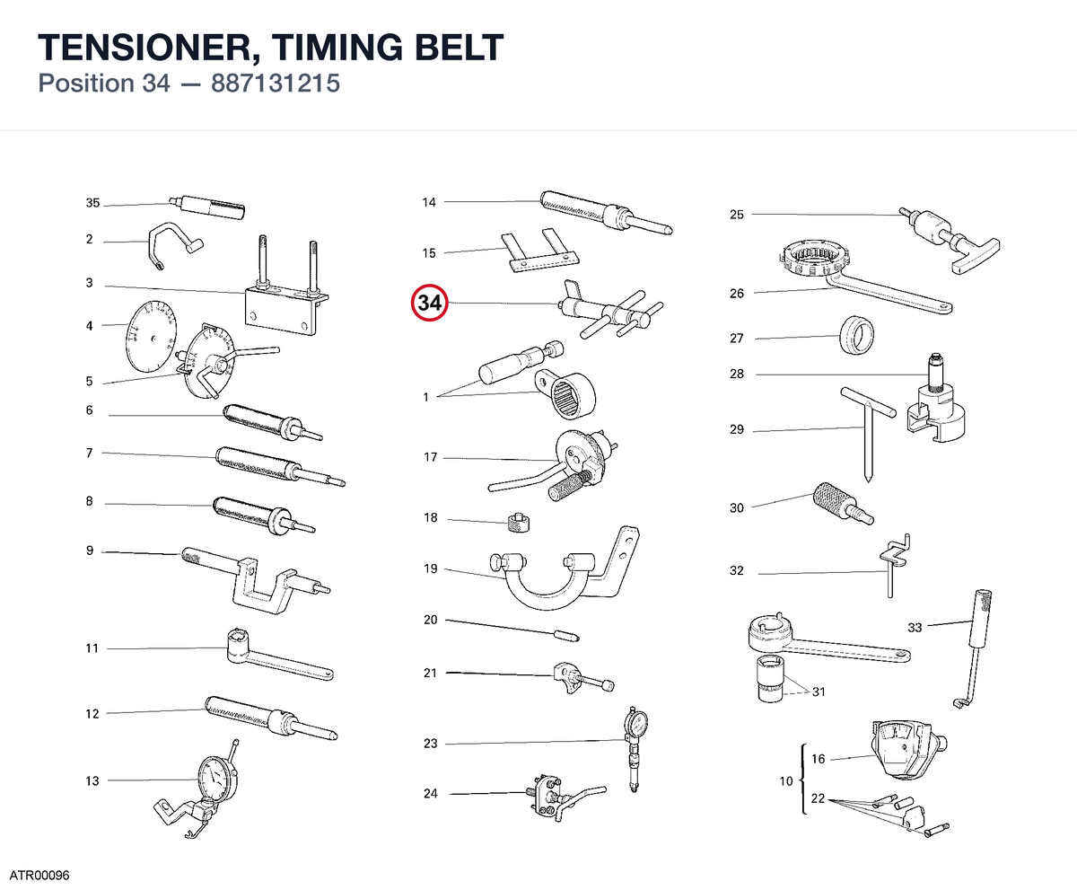 TENSIONER, TIMING BELT
