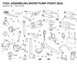 TOOL ASSEMBLING WATER PUMP FRONT SEAL