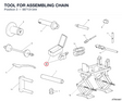 TOOL FOR ASSEMBLING CHAIN