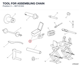 TOOL FOR ASSEMBLING CHAIN