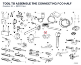 TOOL TO ASSEMBLE THE CONNECTING ROD HALF