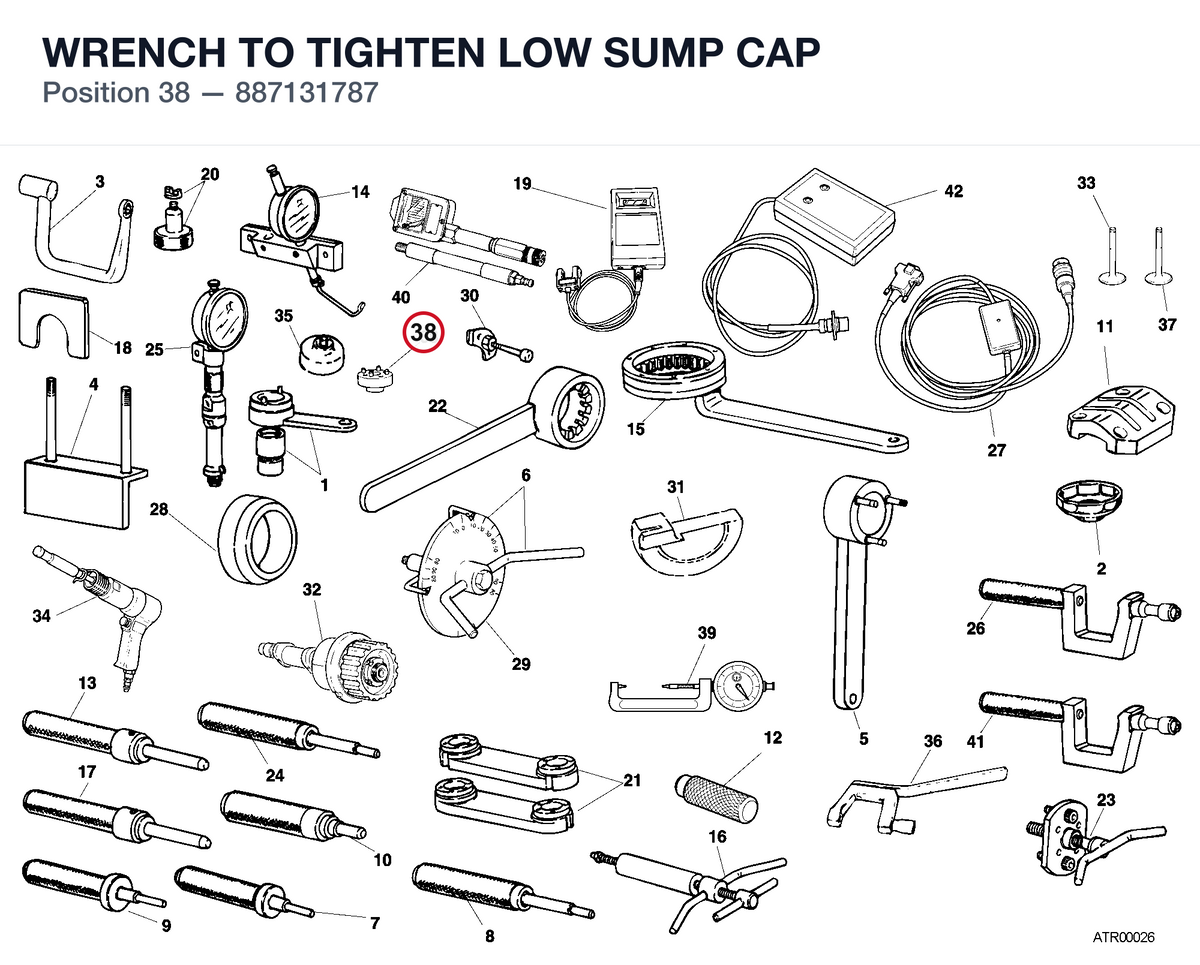 WRENCH TO TIGHTEN LOW SUMP CAP