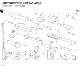 MOTORCYCLE LIFTING AXLE
