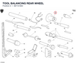 TOOL BALANCING REAR WHEEL