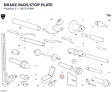 BRAKE PADS STOP PLATE