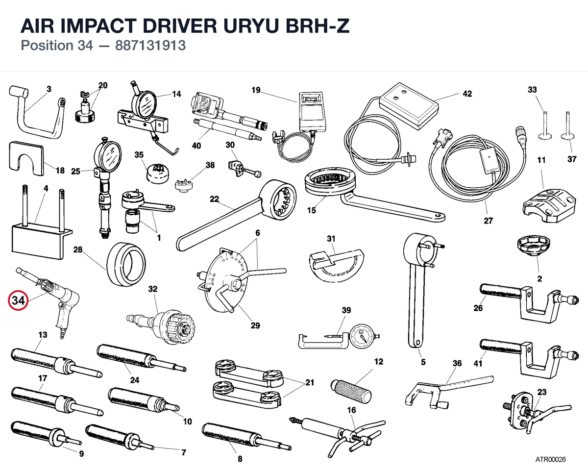 AIR IMPACT DRIVER URYU BRH-Z