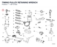 TIMING PULLEY RETAINING WRENCH