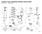 PUNCH TOOL DRIVING INTAKE VALVE SEAT