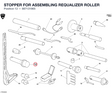 STOPPER FOR ASSEMBLING REQUALIZER ROLLER
