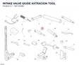 INTAKE VALVE GIUDE AXTRACION TOOL