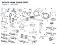 INTAKE VALVE GUIDE DRIFT