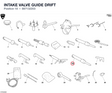 INTAKE VALVE GUIDE DRIFT