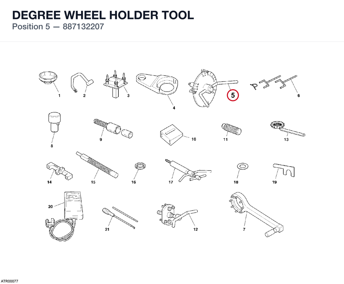 DEGREE WHEEL HOLDER TOOL