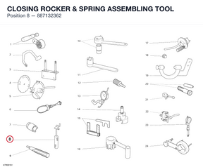 CLOSING ROCKER & SPRING ASSEMBLING TOOL