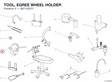 TOOL, EGREE WHEEL HOLDER