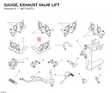 GAUGE, EXHAUST VALVE LIFT