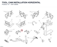TOOL, CAM INSTALLATION HORIZONTAL