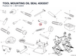 TOOL MOUNTING OIL SEAL 40X55X7