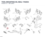 TOOL MOUNTING OIL SEAL 17X25X4