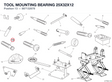 TOOL MOUNTING BEARING 25X32X12