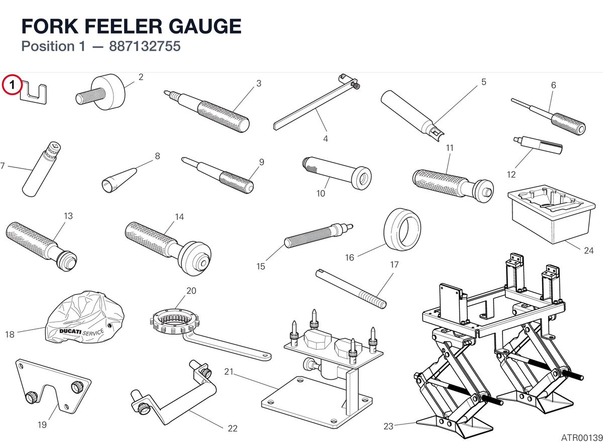FORK FEELER GAUGE