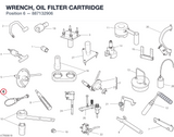 WRENCH, OIL FILTER CARTRIDGE