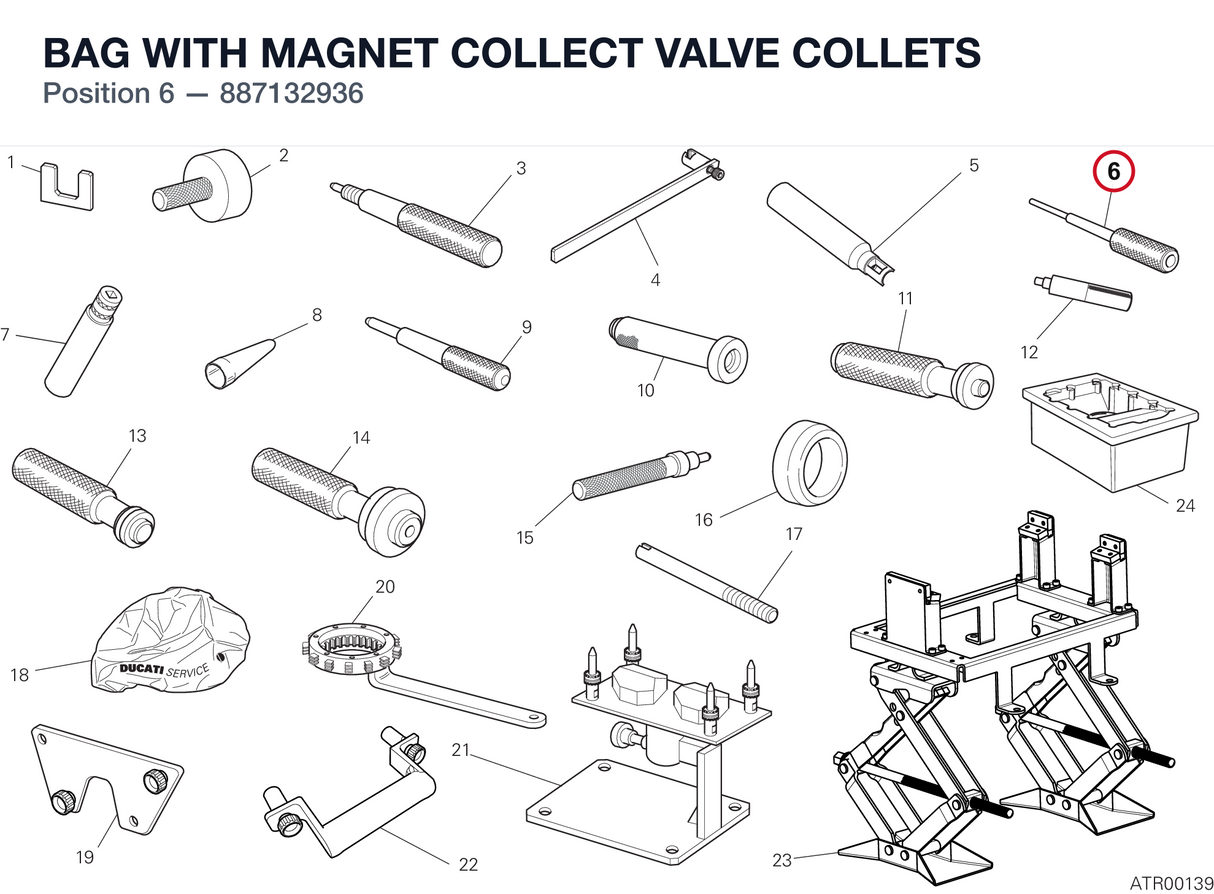 BAG WITH MAGNET COLLECT VALVE COLLETS