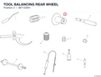 TOOL BALANCING REAR WHEEL