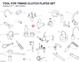 TOOL FOR TIMING CLUTCH PLATES SET 887133352 diagram position