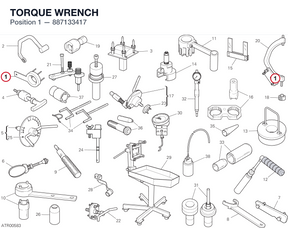 TORQUE WRENCH 887133417 diagram position