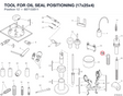TOOL FOR OIL SEAL POSITIONING (17x25x4) 887133511 diagram position
