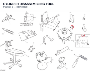 CYLINDER DISASSEMBLING TOOL 887133878 diagram position