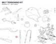 BELT TENSIONING KIT 887133930 diagram position