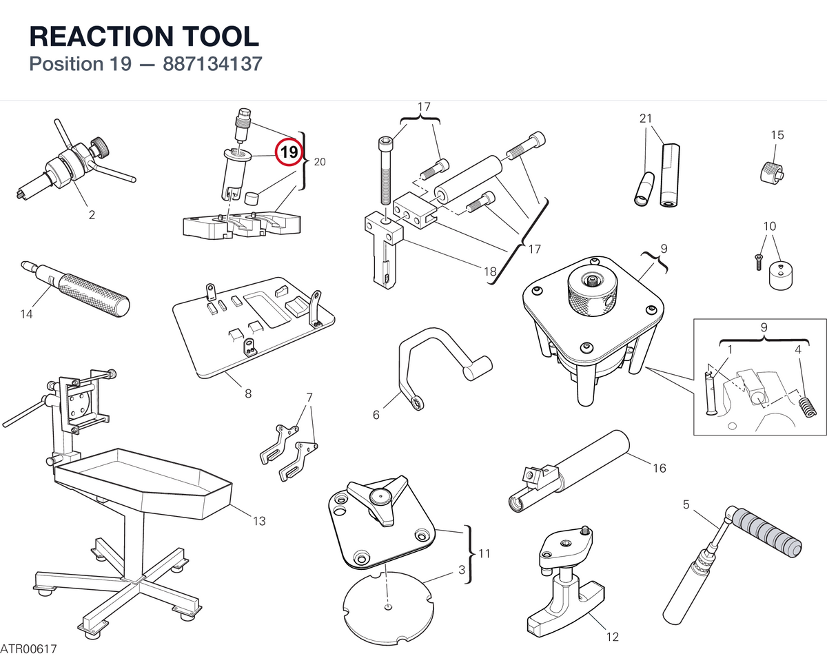 REACTION TOOL 887134137 diagram position