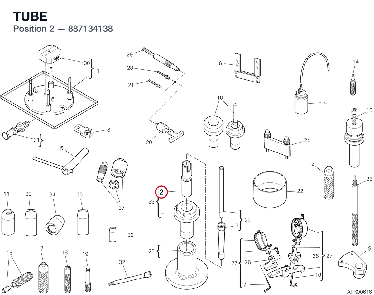 TUBE 887134138 diagram position