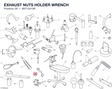 EXHAUST NUTS HOLDER WRENCH